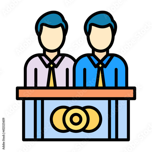 Committee Line Color Icon