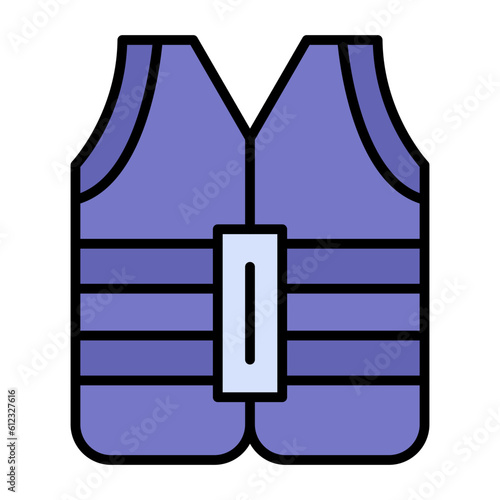 Vest Line Color Icon
