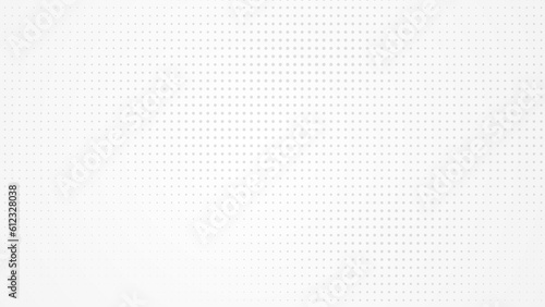 Dot white gray pattern gradient light texture background. Abstract  technology big data digital background. 3d rendering.