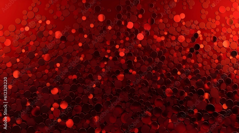red background, generative AI 