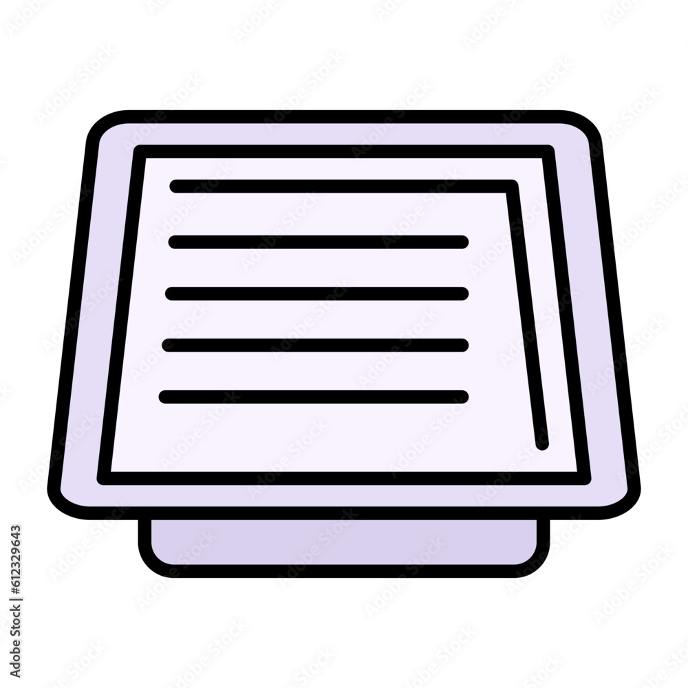 Baking Tray Line Color Icon Baking Tray Line Color Icon