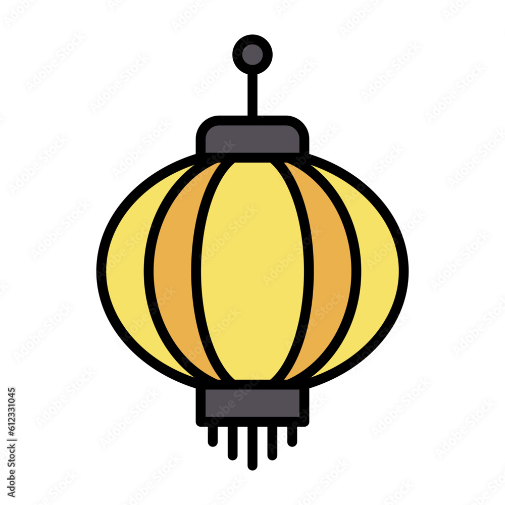 Lantern Line Color Icon Lantern Line Color Icon