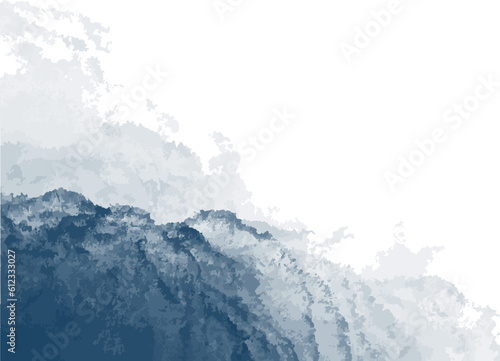 淡い青いフレーム