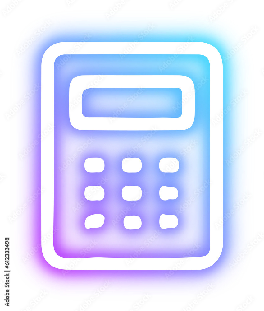 Set of business neon