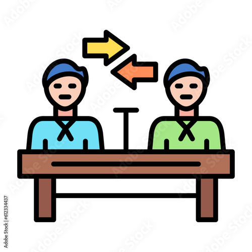 Mediator Line Color Icon
