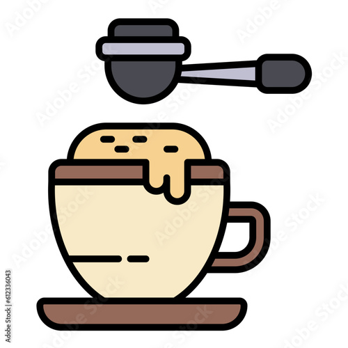 Expresso Line Color Icon