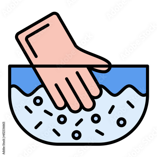 Handwash Line Color Icon