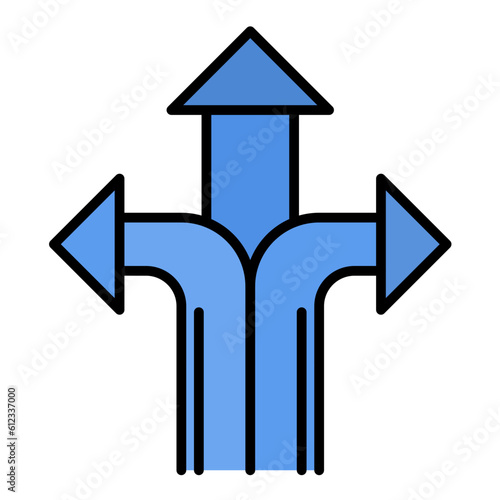 Flexibility Line Color Icon