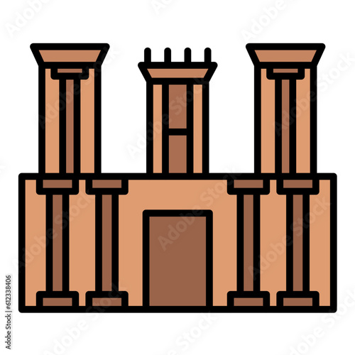 Petra Line Color Icon
