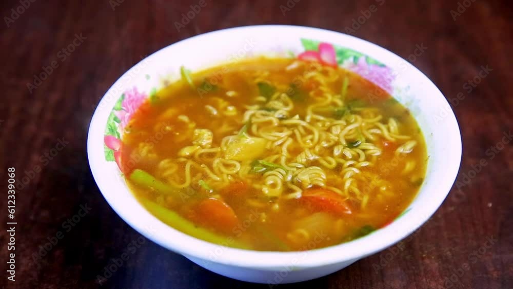 Fresh WaiWai Chowchow Noodles soup Fresh WaiWai Chowchow Noodles soup
