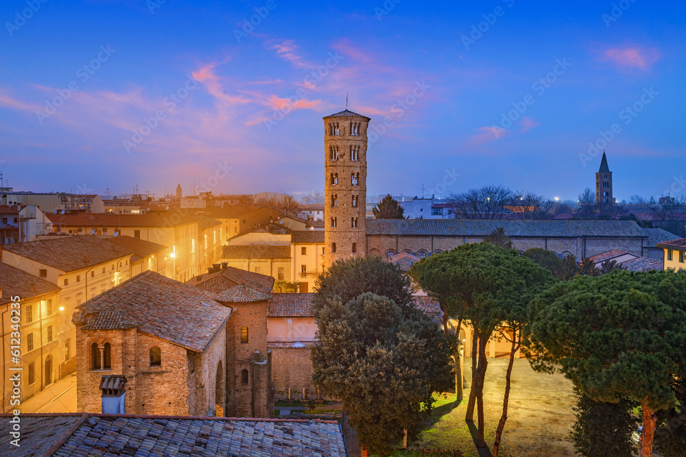 Ravenna, Italy old Historic Skyline