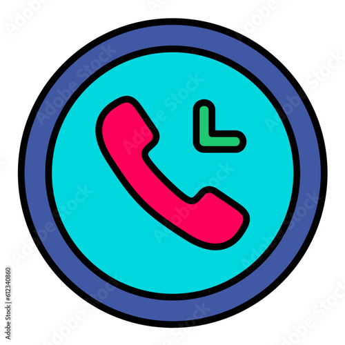 Incoming Call Line Color Icon