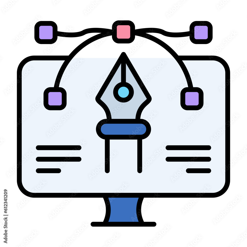UI Design Line Color Icon UI Design Line Color Icon