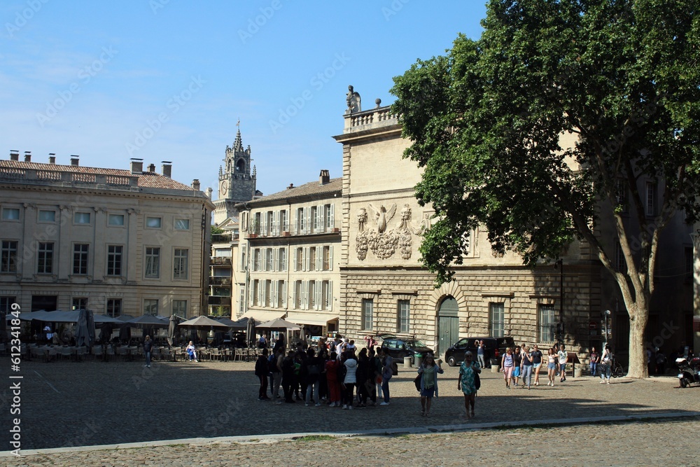 Naklejka premium Hôtel des Monnaies, Avignon, France.