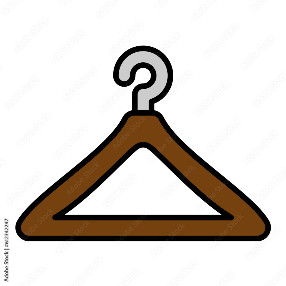 Hanger Line Color Icon Hanger Line Color Icon