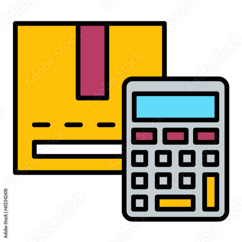 Project Estimate Line Color Icon