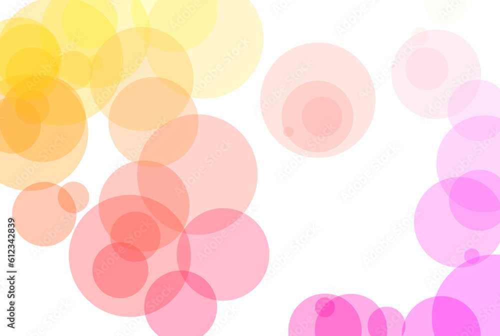 Rainbow dotted pattern colorful soap bubbles background watercolor artwork