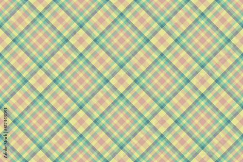 Texture seamless plaid of background pattern tartan with a textile check fabric vector.