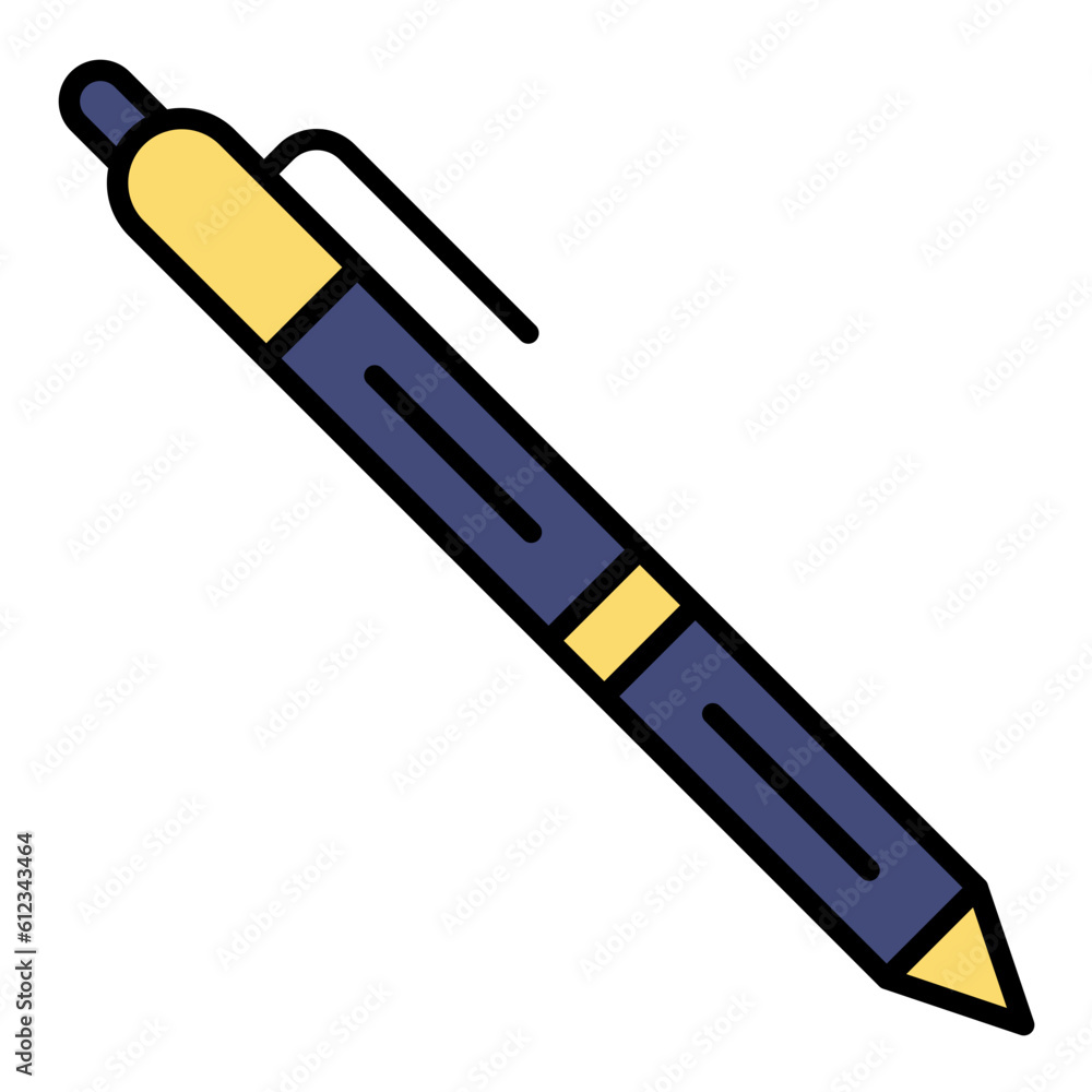 Pen Line Color Icon Pen Line Color Icon