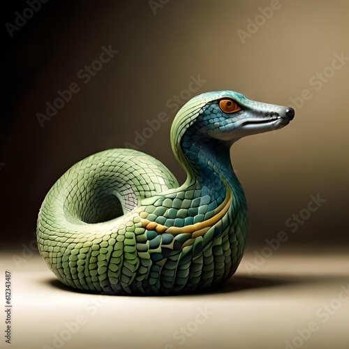 snake in the shape of a snake