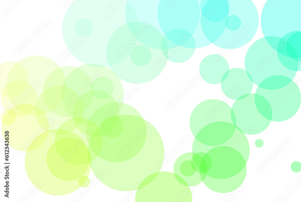 Fototapeta premium Rainbow dotted pattern colorful soap bubbles background watercolor artwork