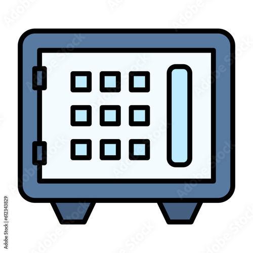 Strongbox Line Color Icon