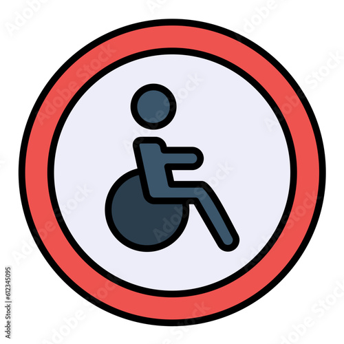 Disabled Line Color Icon