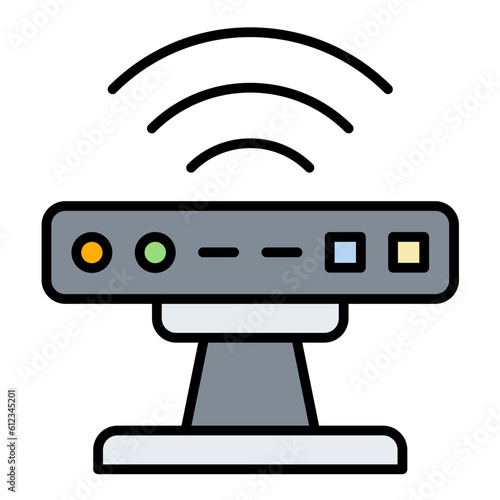 Kinect Line Color Icon