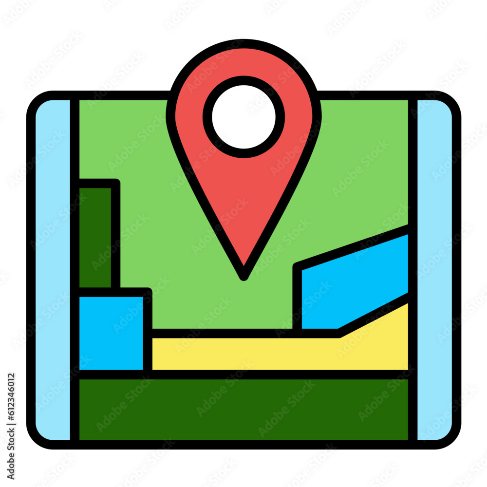 GPS Line Color Icon