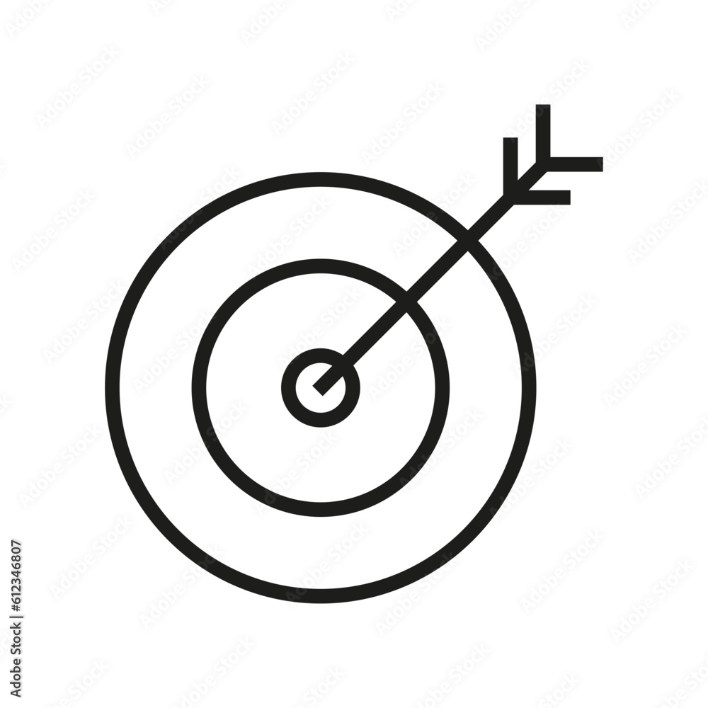 Simple design business icon, Black thin line. Simple design business icon, Black thin line.