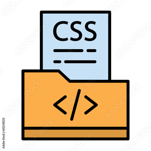 CSS File Line Color Icon