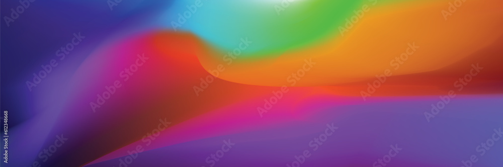 colorful abstract background with elegant blue, red, yellow, purple and black gradations