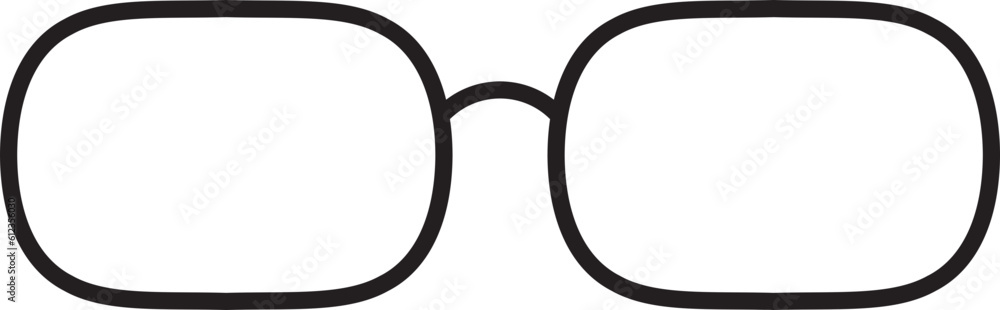 glasses frame fashion, eyeglasses outline shape