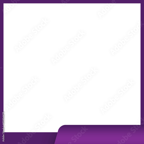 purple dark frame banner bottom bar