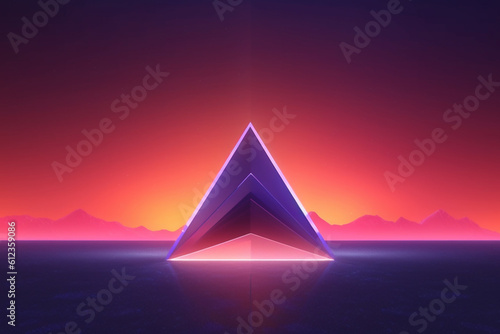 3D rendering abstract colorful visual background banner or wallpaper