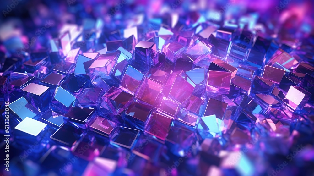 Abstract tech sci-fi data background Generative AI Abstract tech sci-fi data background Generative AI