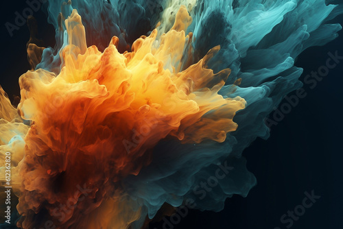 3D rendering abstract colorful background banner or wallpaper, visual graphic element © Artofinnovation