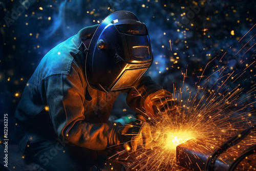 Metal worker welding © PHdJ