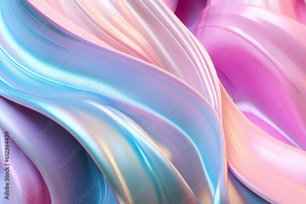 Fototapeta premium 3D rendering abstract colorful background banner or wallpaper, graphic element