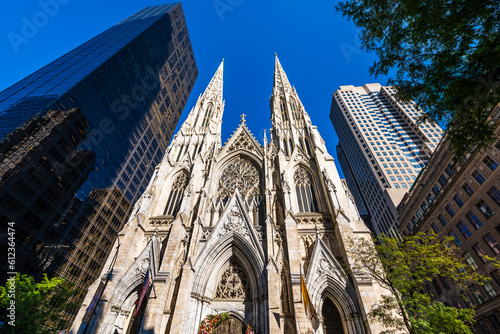 St. Patrick cathedral on 5th Avenue in New York City photo