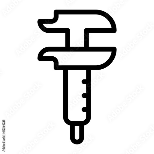 vernier line icon