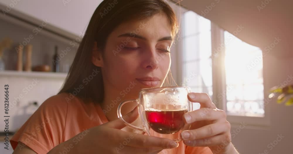 Concept of coffee lover eco organic natural premium arabica female barista Concept of coffee lover eco organic natural premium arabica female barista