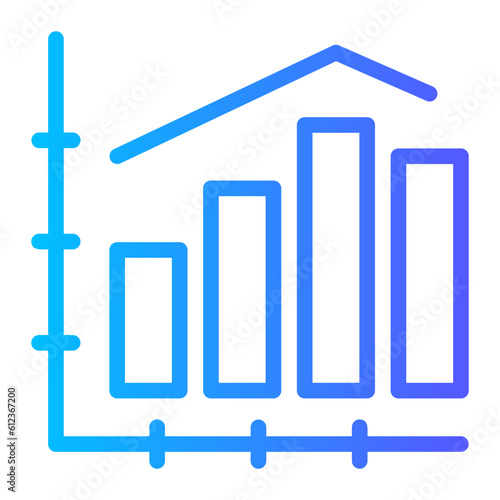 stats gradient icon