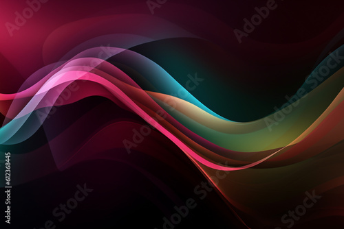 3D rendering abstract colorful background banner or wallpaper, graphic element