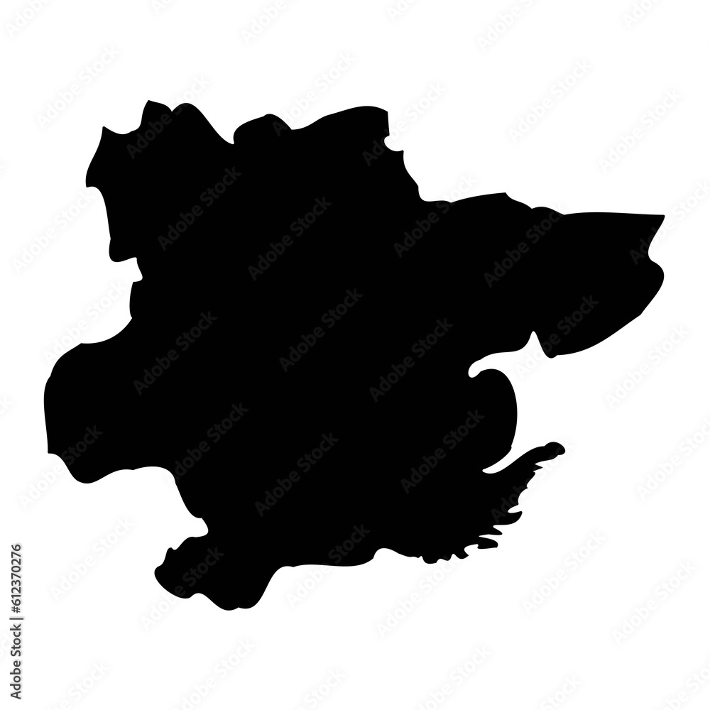 Essex map, ceremonial county of England. Vector illustration.