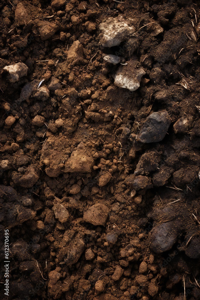 Soil closeup background Generative AI Soil closeup background Generative AI