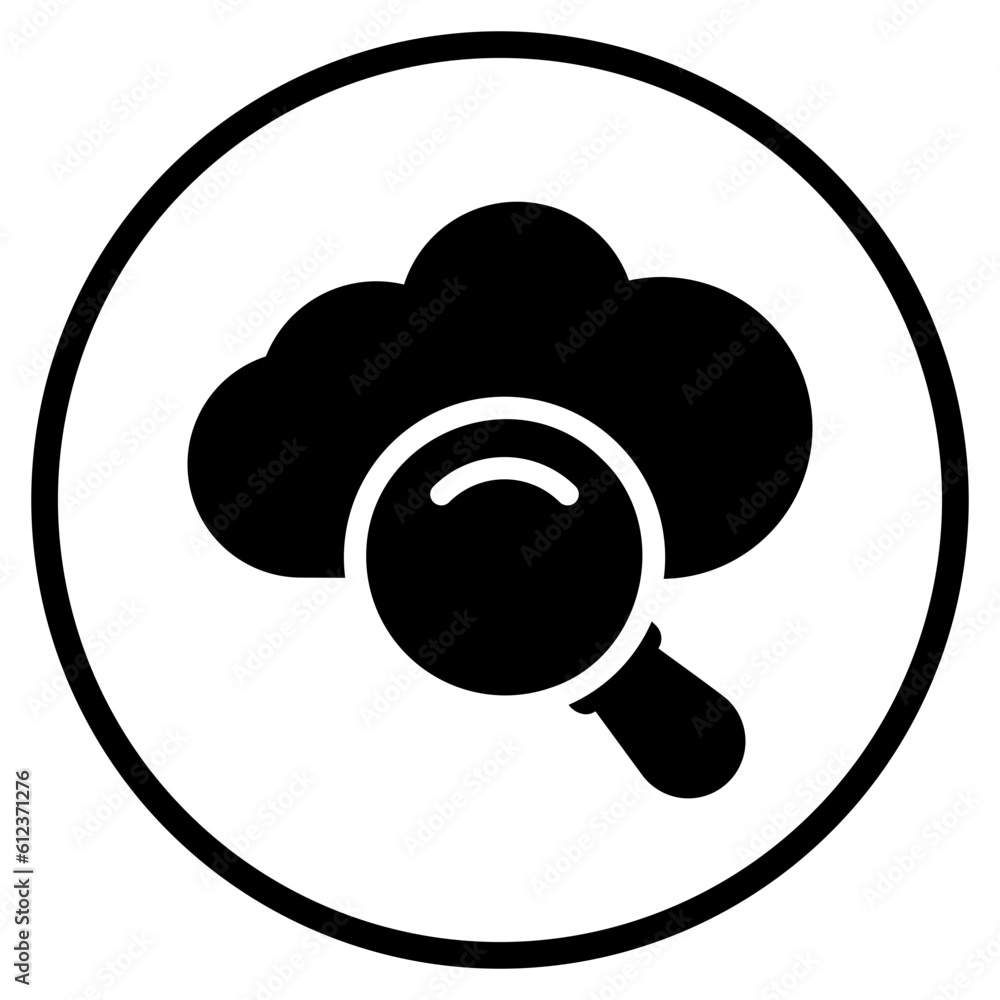 analytic glyph icon analytic glyph icon