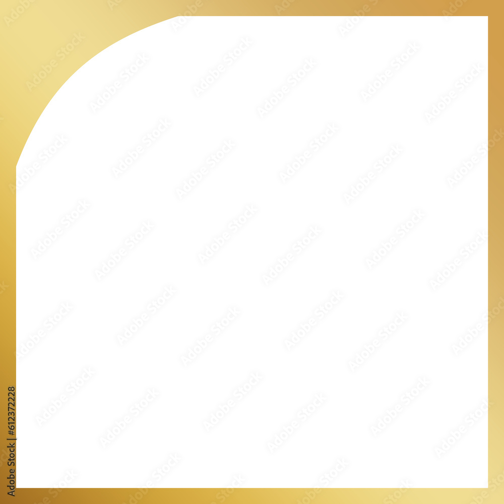 gold frame square corner gold frame square corner