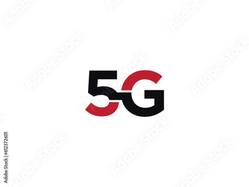 Creative And Luxury 5G Alphabet Letter Logo Design