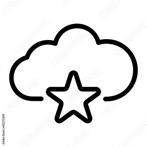 favourite line icon
